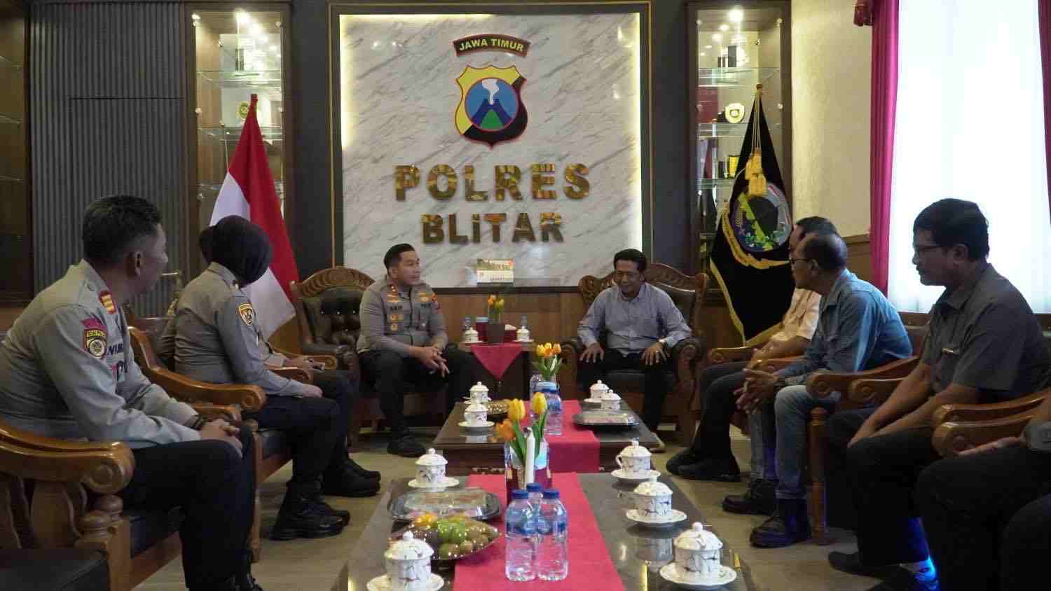 Kapolres Blitar AKBP Arif Fazlurrahman Bertemu dengan Petani Jagung dari Empat Daerah