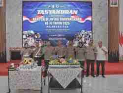 HUT Lantas ke-70, Satlantas Polres Blitar Gelar Syukuran Pererat Silaturahmi