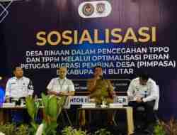 Perketat Pengawasan Tindak Pidana Perdagangan Orang, Kantor Imigrasi Blitar Ajak Camat dan Kades