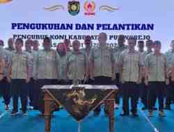 Pelantikan Pengurus KONI Kabupaten Purworejo, Abdullah Soroti Belum Adanya Venue yang Memadai Pelantikan Pengurus KONI Kabupaten Purworejo, Abdullah Soroti Belum Adanya Venue yang Memadai