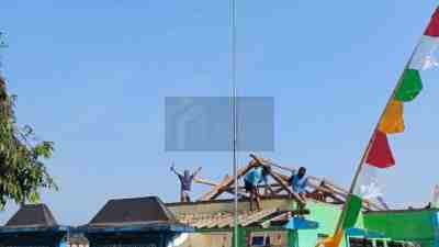 Pembangunan Kantor Desa Karangtalun Purworejo dari Bantuan Gubernur Jawa Tengah