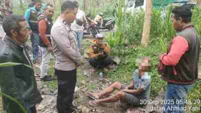 Terlilit Hutang, Pria Asal Binangun Rekayasa Pembegalan Dirinya di Hutan Brongkos Polisi Mendatangi EW yang Merekayasa Pembegalan Dirinya di Hutan Brongkos