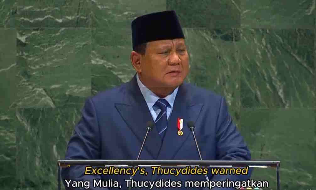 Insiden Mikrofon Mati saat Pidato Prabowo di PBB, Begini Tanggapan Ketua ICMI Jatim Presiden Prabowo di Sidang Umum PBB