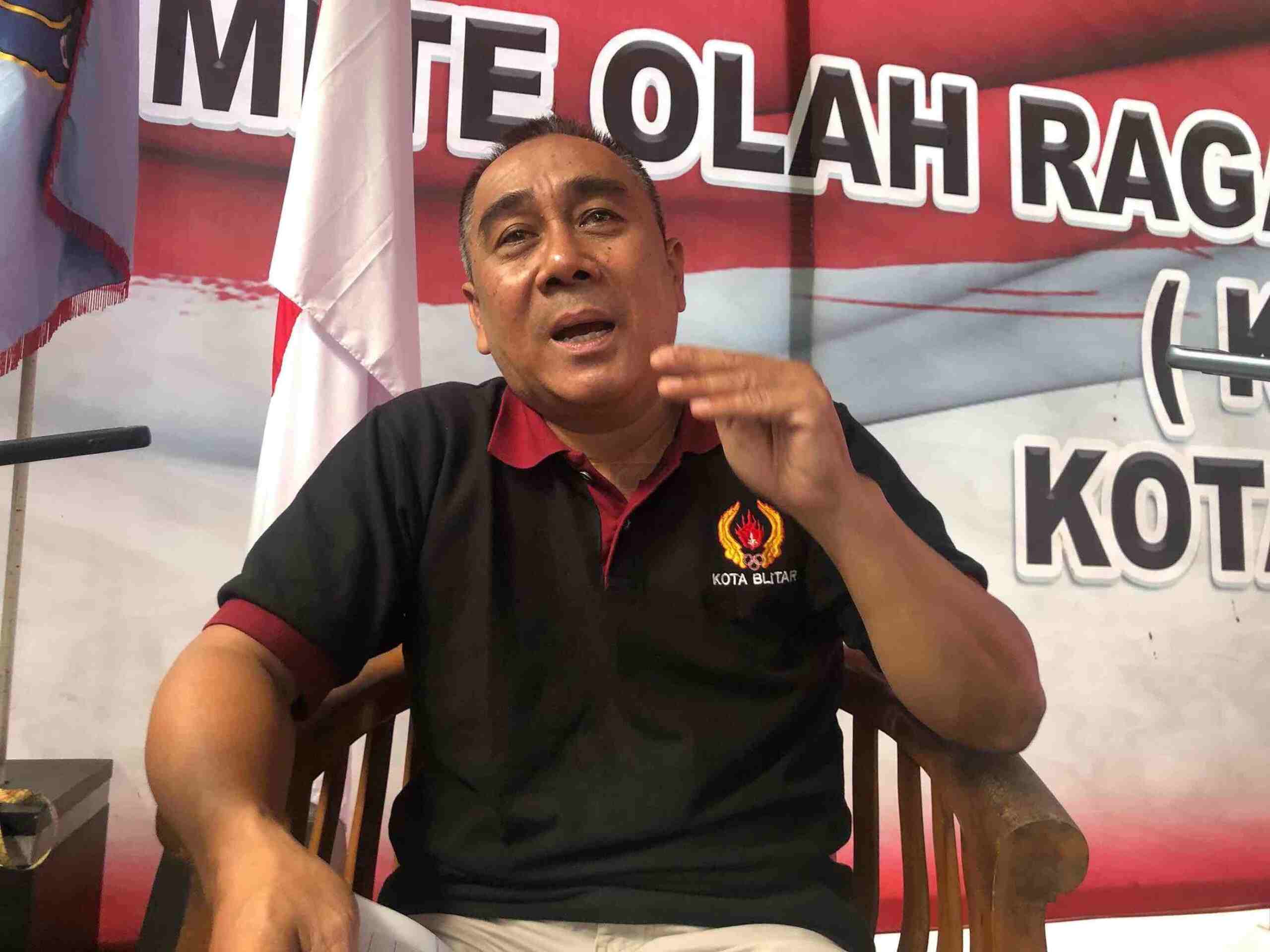 Sukarji Ketua KONI Kota Blitar scaled