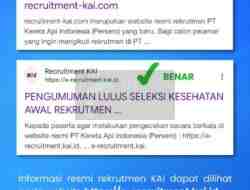Waspadai Modus Penipuan Rekrutmen Karyawan KAI, Ini Akun yang Asli dan Palsu Waspadai Modus Penipuan Rekrutmen Karyawan KAI, Ini Akun yang Asli dan Palsu
