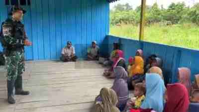 Yonif 410 Alugoro Rayakan Maulid Nabi Bersama Warga Distrik Yakora, Papua