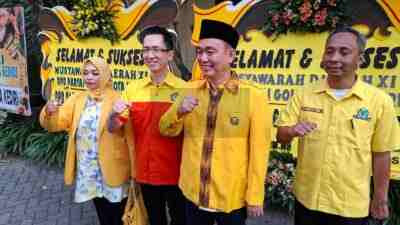 Musda XI, Ketua DPD I Jatim Berharap Pengurus DPD Golkar Kota Kediri Libatkan 50 persen Anak Muda ketua DPD Partai Golkar Jawa Timur Ali Mufthi