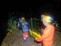 BPBD Kota Kediri Evakuasi Pendaki Pelajar Tersesat di Bukit Klotok