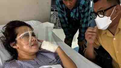 PMI yang Viral di Medsos Uya Kuya Mendapatkan Perawatan Medis Intensif di Malaysia Warga Ponggok Diah Ayu Kurniasari 43 asal Desa Kebon Duren Kecamatan Ponggok saat Mendapatkan Perawatan Medis di Rumah Sakit di Malaysia