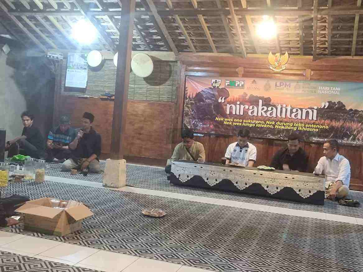 15 Tahun Krisis Air, Warga Bayan Menjerit: Dialog Irigasi DI Kragilan Jadi Harapan Baru Dialog Petani Purworejo di Pendopo Hasnu Hasanah Nusantara Desa Sambeng Purworejo