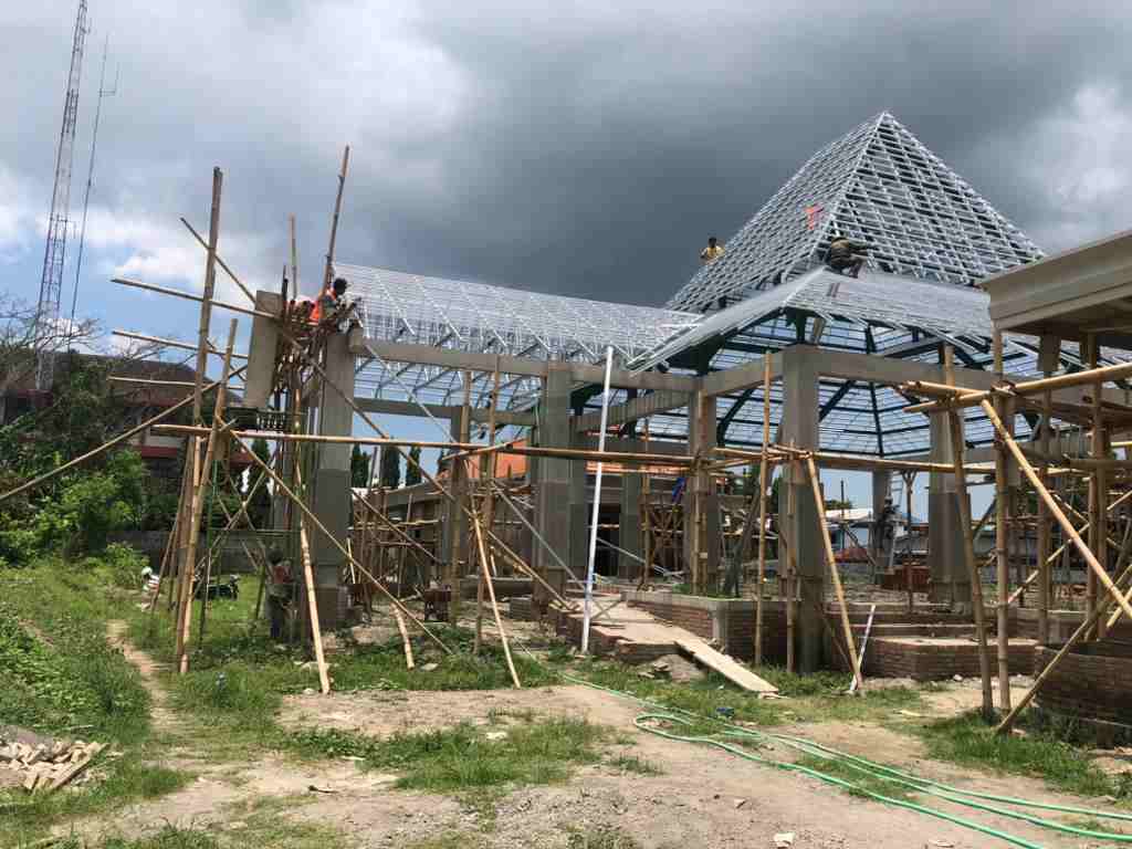 Pembangunan Gedung Kelurahan Plosokerep Baru 40 Persen, Target Rampung Akhir Tahun Pembangunan Kantor Kelurahan Plosokerep Kota Blitar