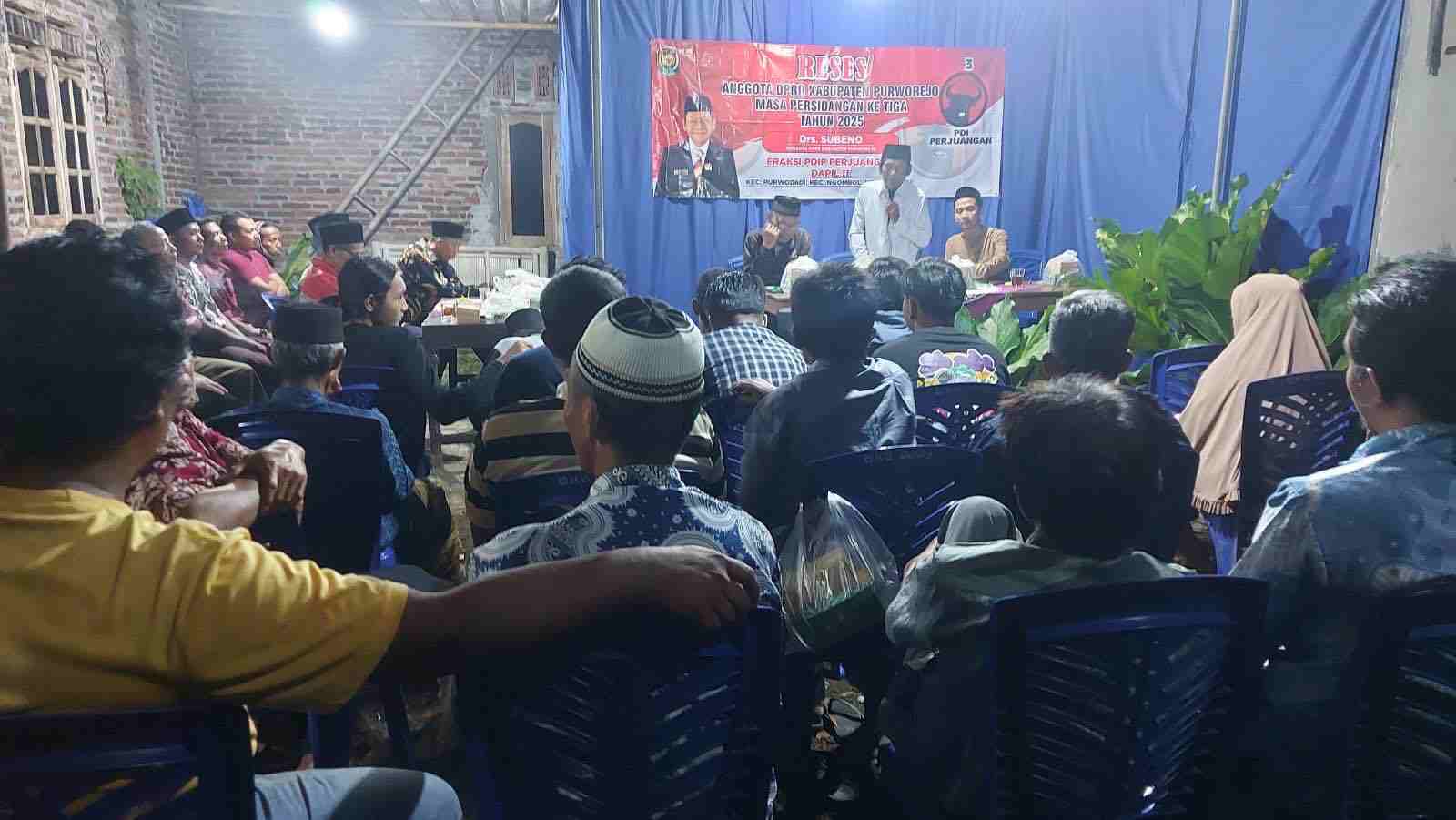 Reses Anggota DPRD Purworejo Drs. Subeno di Sumberejo, Terima Sejumlah Usulan Warga Reses Drs Subeno Anggota DPRD Purworejo