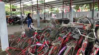 Mangkrak, Pemkot Blitar akan Lelang Sepeda Sekolah Rusak Mangkrak, Pemkot Blitar akan Lelang Sepeda Sekolah Rusak