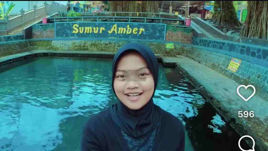 Berenang di Kolam Langsung dari Sumber Mata Air, Sejuk dan Jernih  Sumber Amber di Desa Kandangan Kecamatan Srengat Kabupaten Blitar