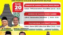HUT Golkar ke-61, Siapa Ketua DPD Golkar Kabupaten Blitar Berikutnya ? Ucapan HUT Golkar dari Plt