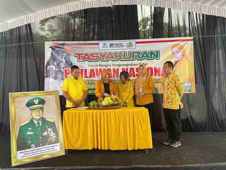 DPD Partai Golkar Kabupaten Blitar Syukuran Gelar Pahlawan Soeharto