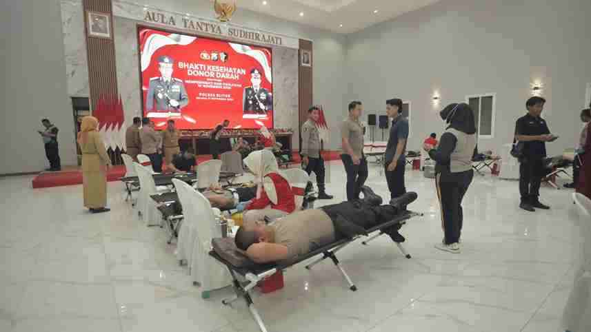 Donor Darah Polres Blitar