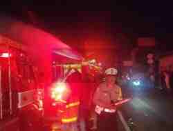 Bengkel Vulkanisir Ban Madju Purworejo Ludes Terbakar, Warga Panik di Lokasi Padat Penduduk