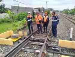 KAI Daop 7 Madiun Periksa Jalur Talun–Garum, Pastikan Jalur Masih Laik Pakai