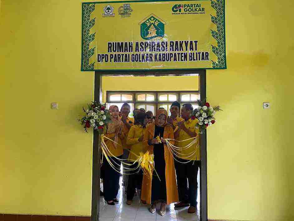 Peresmian Rumah Aspirasi Golkar Kabupaten Blitar