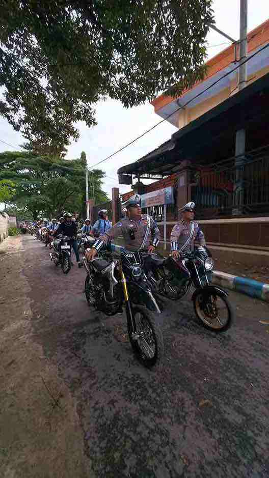Satlantas Polres Blitar Mengamankan 37 Siswa tidak Taat Lalu Lintas di Operasi Zebra