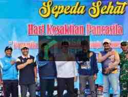 Serap Aspirasi, Anggota DPRD Kota Kedir  Mustofa Ajak Masyarakat Hidup Sehat dengan Gowes dan Senam Bareng