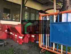 Malam Tahun Baru, Dishub Kota Blitar Pasang Barikade Pengamanan