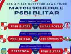 Derbi Blitar Tersaji di Liga 4, PSBI dan Blitar Poetra FC Pembuktian yang Terbaik di Kabupaten Blitar