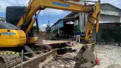 Pemkot Blitar Ngebut Selesaikan Pembangunan Drainase, Sebelum Tutup Buku