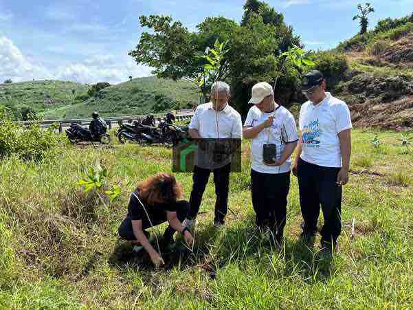 Peduli Lingkungan Hijau, RMI-Mitr Phol Tanam 3 Ribu Pohon di JLS RMI Mith Phol dan Lapis Kukus Tanam Pohon di JLS Tambakrejo Serang