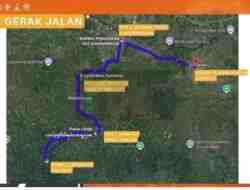 Gerak Jalan Bakung-Ludoyo, Ini Rutenya Malam ini