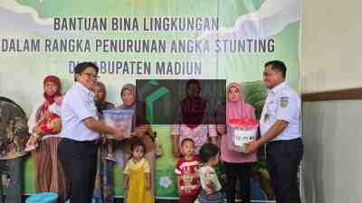 KAI Daop 7 Madiun Rogoh Kocek Rp57,5 Juta Dukung Penurunan Stunting