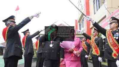 Upacara Pelepasan 18 Anggota Polres Purworejo dan PNS di Lingkup Polres Purworejo Purna Tugas