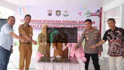 Bupati Purworejo Meresmikan Renovasi Bangunan TK Kemala Bhayangkari 83 Purworejo