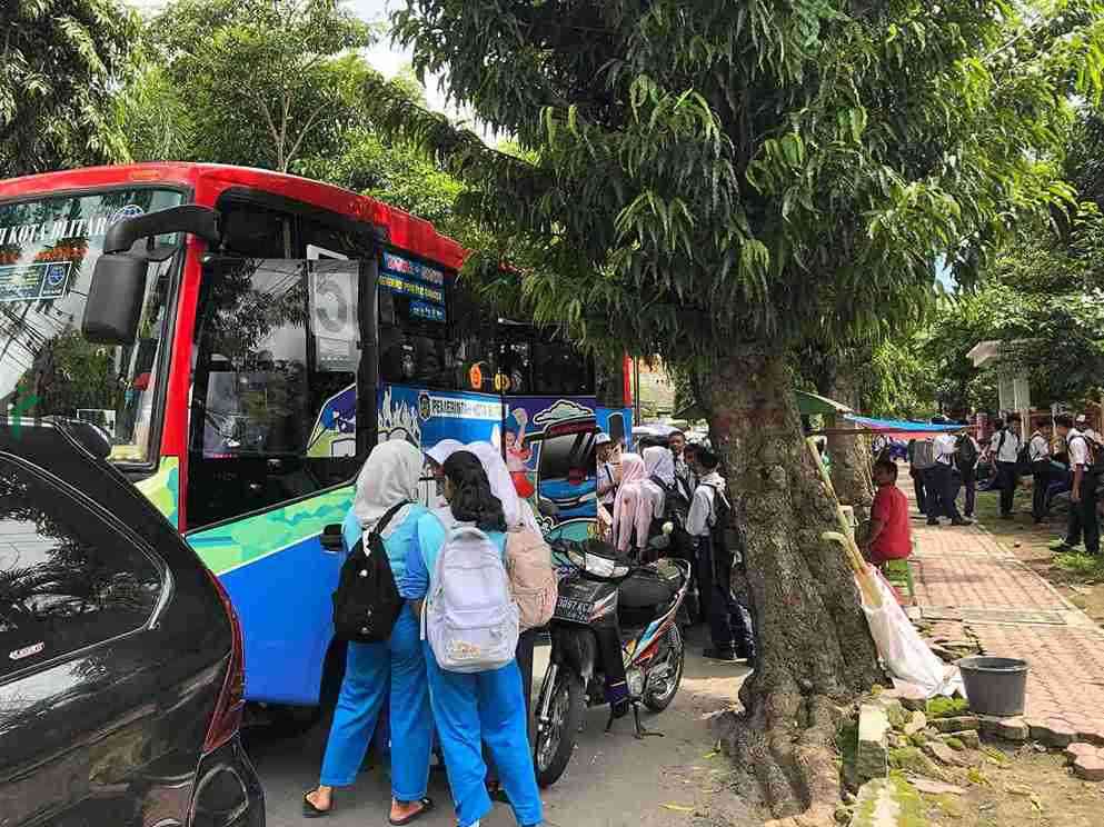 Pemkot Blitar 2026 Anggarkan untuk Operasional Bus Sekolah Gratis Bus Sekolah Kota Blitar