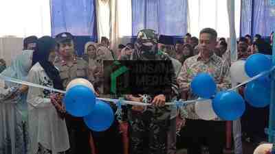 Danramil Bruno Kabupaten Purworejo Kapten Inf Setyo Herdianto meresmikan Satuan Pelayanan Pemenuhan Gizi SPPG