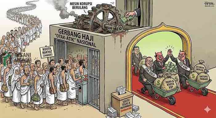 Ilustrasi Korupsi Dana Haji