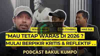 Jesus Anam seorang pegiat kesehatan mental dan filsafat dalam Podcast Bakul Kumpo