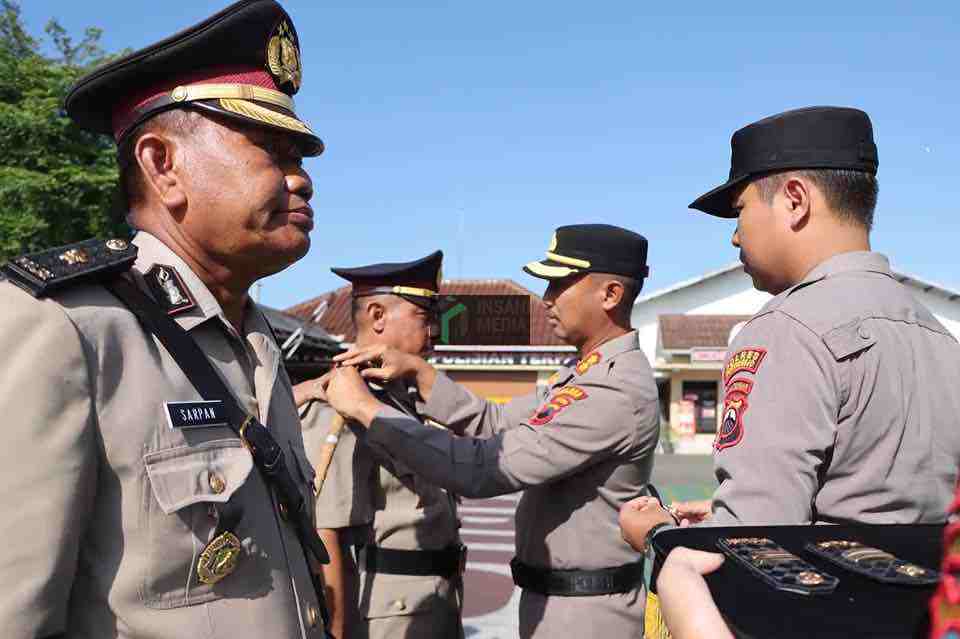Kapolres Purworejo AKBP Andry Agustiano Memimpin Sertijab Dua Pejabat di Lingkup Polres Purworejo