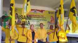 Ketua dan Sekretaris DPD Partai Golkar Kabupaten Blitar dengan Ketua PK Dapil 5