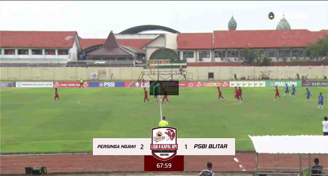 PSBI vs Persinga Ngawi di Stadion Jenggolo Sidoarjo dengan Skor 2 1