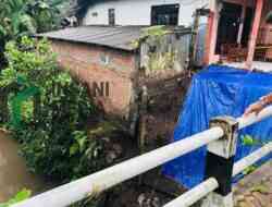 Tanah Longsor di Bendogerit Kota Blitar Akibat Hujan Deras, Ada Suara Dentuman Keras