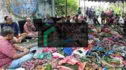 Warga Dusun Tegalrejo Desa Ampelgading Kecamatan Selorejo Kabupaten Blitar Menggelar Tradisi Dawuhan di Waduk Tirto Langgeng Kamis 01012026