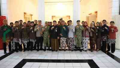 Forkompimda di Kabupaten Purworejo Jawa Tengah usai Apel Hari Jadi Kabupaten Purworejo ke 195 Tahun