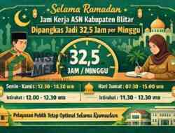 Selama Ramadan, Jam Kerja ASN Kabupaten Blitar Berkurang 5 Jam per Minggu