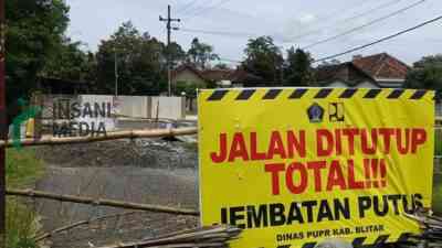 Sebelum Lebaran Jembatan Bangle, Blitar Sudah Dapat Dilalui