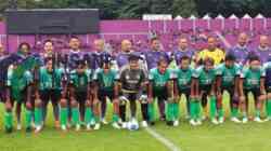 Laga Amal untuk Almarhum Kuncoro antara Persik Legend dengan Persebaya Legend di Stadion Brawijaya Kota Kediri