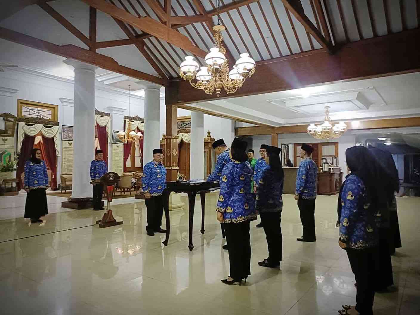 Pelantikan Pejabat Administrasi dan Pengawasan Pemerintah Kabupaten Blitar