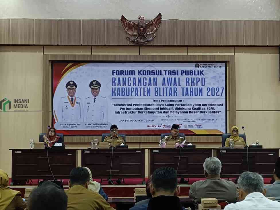 Pemkab Blitar Menggelar Forum Konsultasi Publik FKP untuk Menentukan RKPD