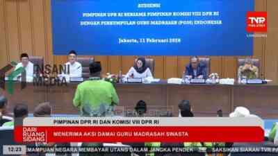 Perkumpulan Guru Madrasah PGM Mendatagi Gedung DPR RI